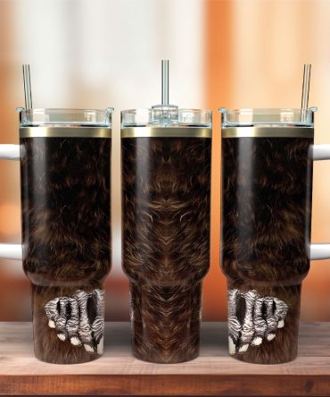Wildlife Bigfoot Custom Stanley Quencher 40Oz Stainless Steel Tumbler With Handle