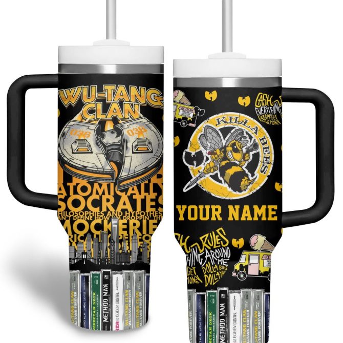 Wu-Tang Clan Music Custom Stanley Quencher 40Oz Stainless Steel Tumbler