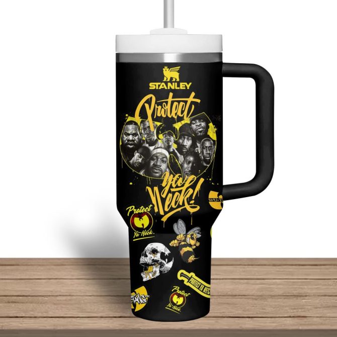 Wu-Tang Clan Music Custom Stanley Quencher 40Oz Stainless Steel Tumbler With Handle - Image 3
