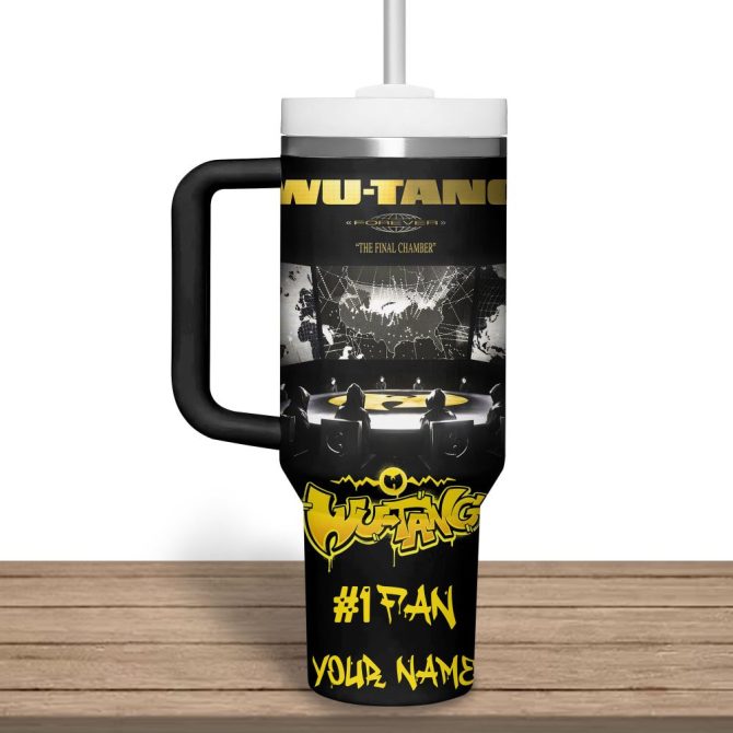 Wu-Tang Clan Music Custom Stanley Quencher 40Oz Stainless Steel Tumbler With Handle - Image 4