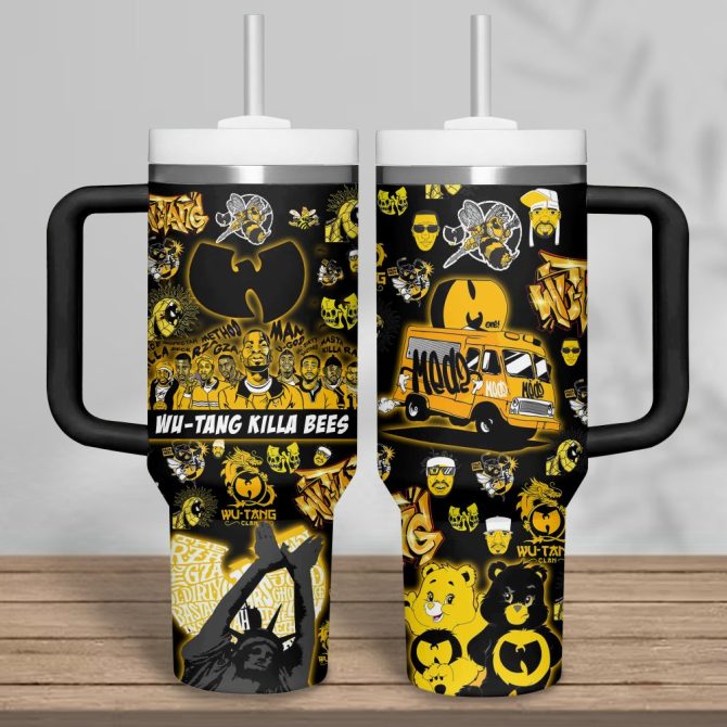 Wu-Tang Music Custom Stanley Quencher 40Oz Stainless Steel Tumbler - Image 2