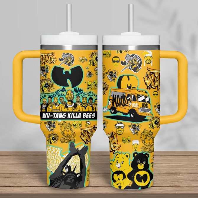 Wu-Tang Music Custom Stanley Quencher 40Oz Stainless Steel Tumbler - Image 6