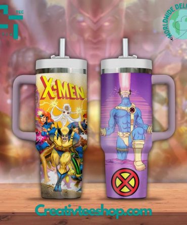 X-Men 97 Movies Custom Stanley Quencher 40Oz Stainless Steel Tumbler With Handle