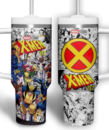 X-Men Movies Custom Stanley Quencher 40Oz Stainless Steel Tumbler