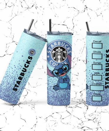 Stitch Starbucks Tumbler Cup 20Oz -Ohana Means Family - Insulated Stainless Steel Travel Mug For Kids & Adults