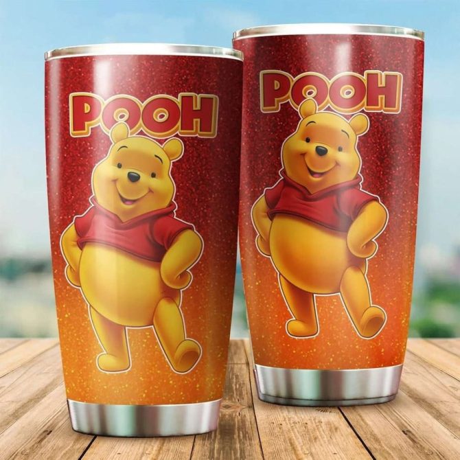 Winnie The Pooh Tumbler Cup 20Oz - Insulated Stainless Steel Travel Mug For Kids & Adults