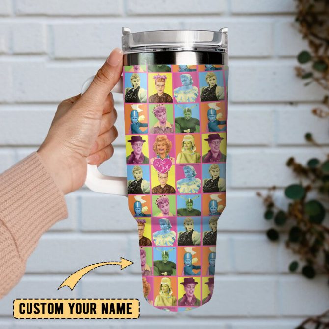 Corrie #8217;S Colourful Characters Film Custom Stanley Quencher 40Oz Stainless Steel Tumbler With Handle - Image 2