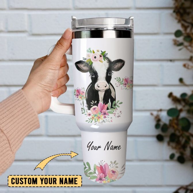 Animal Colorful Custom Stanley Quencher 40Oz Stainless Steel Tumbler With Handle - Image 2
