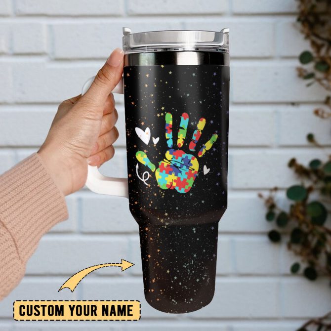 Artwork Custom Stanley Quencher 40Oz Stainless Steel Tumbler With Handle - Image 2