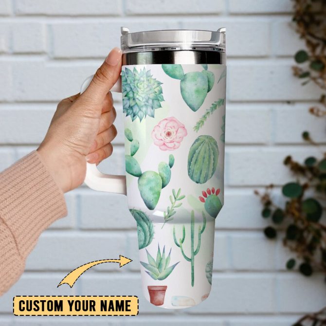 Artwork Custom Stanley Quencher 40Oz Stainless Steel Tumbler With Handle - Image 2