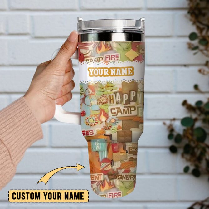 Artwork Custom Stanley Quencher 40Oz Stainless Steel Tumbler With Handle - Image 2