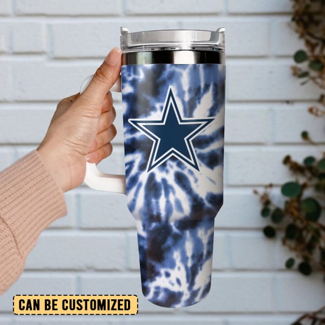 Dallas Cowboys Football Nfl Sport Custom Stanley Quencher 40Oz Stainless Steel Tumbler With Handle - Image 2