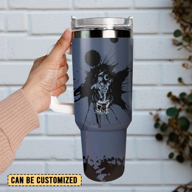 Eevee Pokemon Anime Custom Stanley Quencher 40Oz Stainless Steel Tumbler With Handle - Image 2