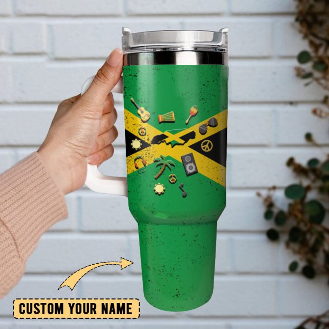 Artwork Custom Stanley Quencher 40Oz Stainless Steel Tumbler With Handle - Image 2