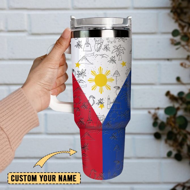 Artwork Custom Stanley Quencher 40Oz Stainless Steel Tumbler With Handle - Image 2
