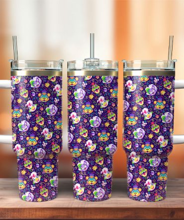 Five Nights At Freddy #8217;S Amino Games Custom Stanley Quencher 40Oz Stainless Steel Tumbler With Handle