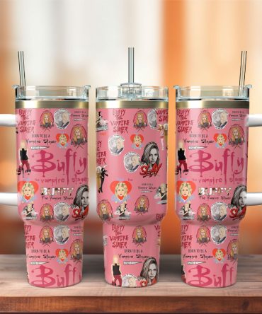 Buffy The Vampire Slayer Film Custom Stanley Quencher 40Oz Stainless Steel Tumbler With Handle