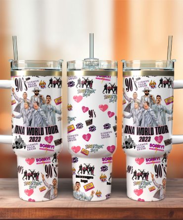 Dna World Tour Backstreet Boys Custom Stanley Quencher 40Oz Stainless Steel Tumbler With Handle