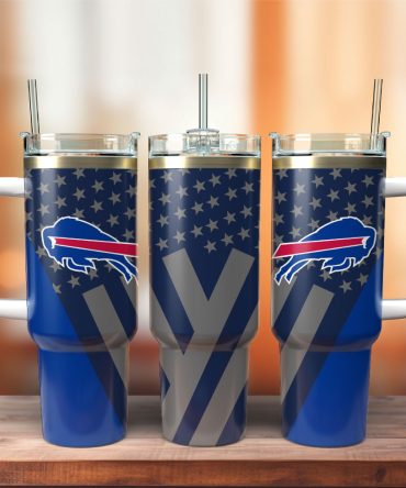 Buffalo Bills Football Nfl Sport Custom Stanley Quencher 40Oz Stainless Steel Tumbler With Handle