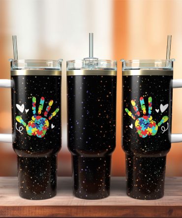 Artwork Custom Stanley Quencher 40Oz Stainless Steel Tumbler With Handle