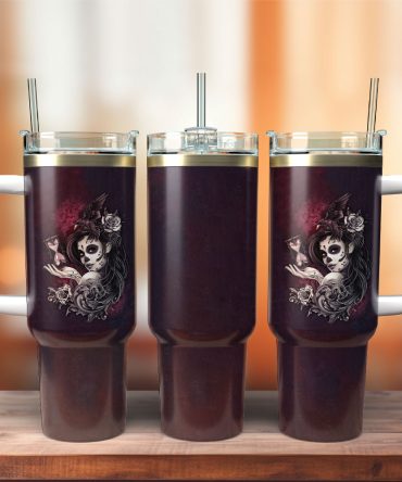 Artwork Custom Stanley Quencher 40Oz Stainless Steel Tumbler With Handle
