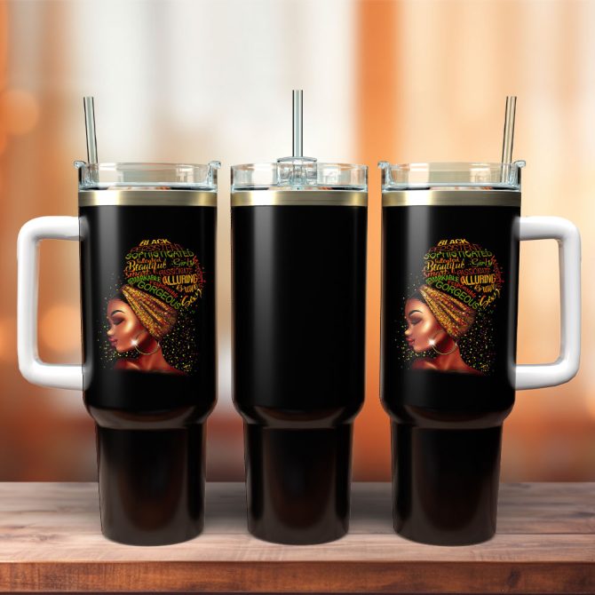 Artwork Custom Stanley Quencher 40Oz Stainless Steel Tumbler With Handle