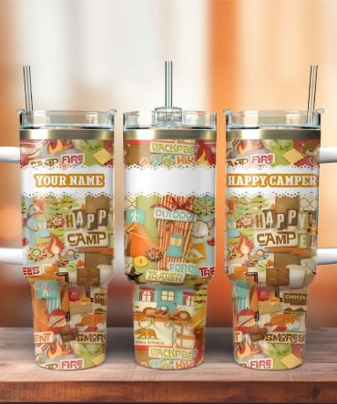 Artwork Custom Stanley Quencher 40Oz Stainless Steel Tumbler With Handle
