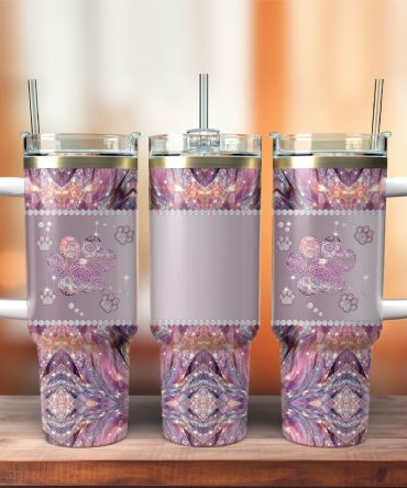 Artwork Custom Stanley Quencher 40Oz Stainless Steel Tumbler With Handle