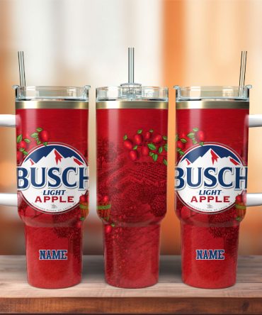 Busch Drink Custom Stanley Quencher 40Oz Stainless Steel Tumbler With Handle