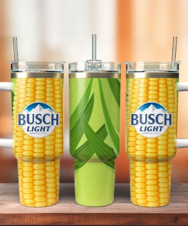 Busch Light Drink Custom Stanley Quencher 40Oz Stainless Steel Tumbler With Handle