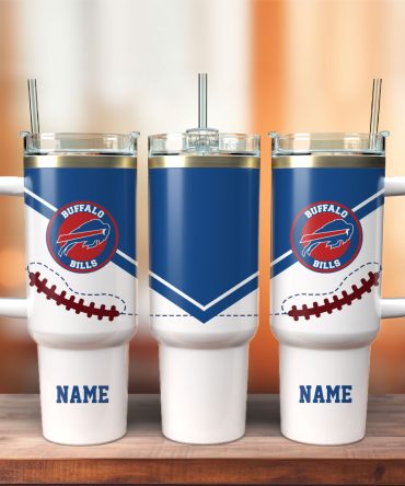 Buffalo Bills Football Nfl Sport Custom Stanley Quencher 40Oz Stainless Steel Tumbler With Handle