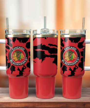 Chicago Blackhawks Hockey Nhl Sport Custom Stanley Quencher 40Oz Stainless Steel Tumbler With Handle