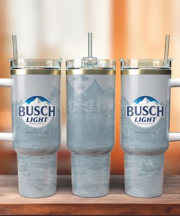 Busch Light Beer Custom Stanley Quencher 40Oz Stainless Steel Tumbler With Handle