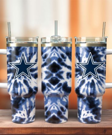 Dallas Cowboys Football Nfl Sport Custom Stanley Quencher 40Oz Stainless Steel Tumbler With Handle