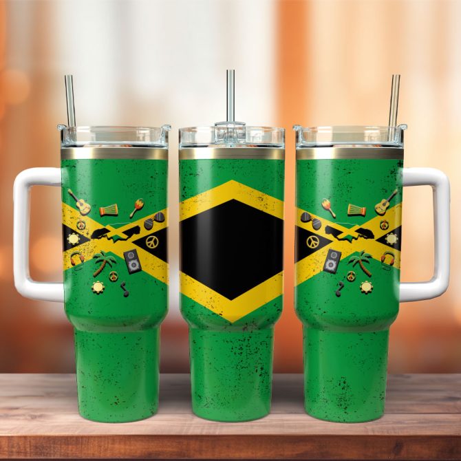 Artwork Custom Stanley Quencher 40Oz Stainless Steel Tumbler With Handle