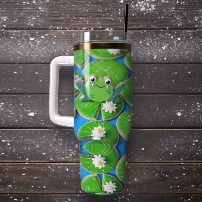 Artwork Custom Stanley Quencher 40Oz Stainless Steel Tumbler With Handle - Image 4