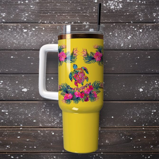 Artwork Custom Stanley Quencher 40Oz Stainless Steel Tumbler With Handle - Image 4
