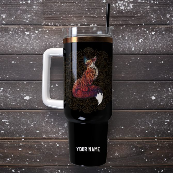 Artwork Custom Stanley Quencher 40Oz Stainless Steel Tumbler With Handle - Image 4
