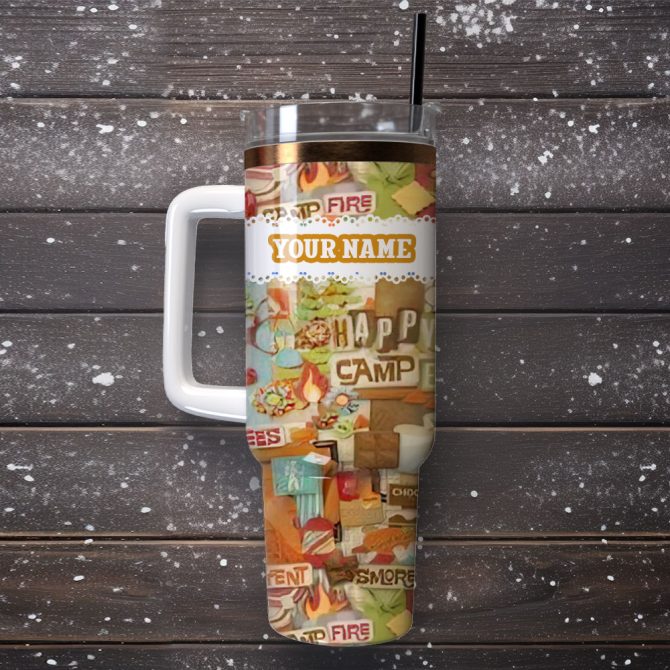 Artwork Custom Stanley Quencher 40Oz Stainless Steel Tumbler With Handle - Image 4