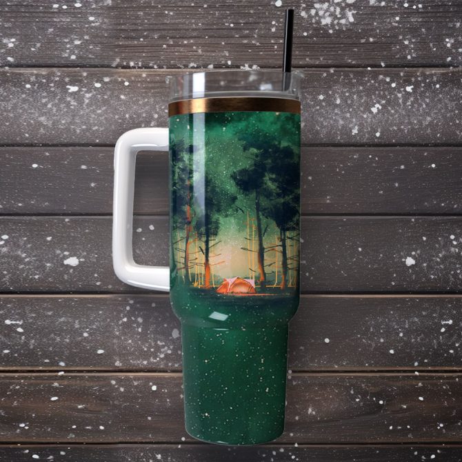 Artwork Custom Stanley Quencher 40Oz Stainless Steel Tumbler With Handle - Image 4