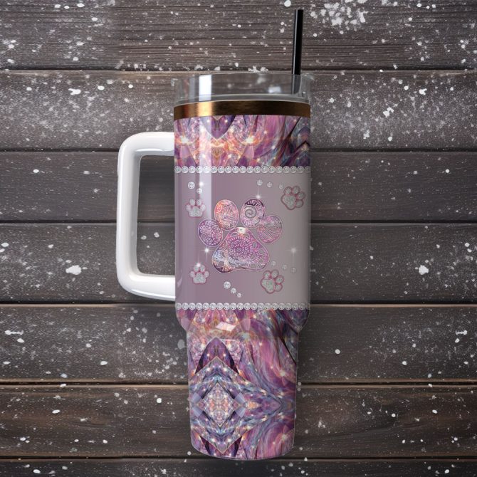 Artwork Custom Stanley Quencher 40Oz Stainless Steel Tumbler With Handle - Image 4