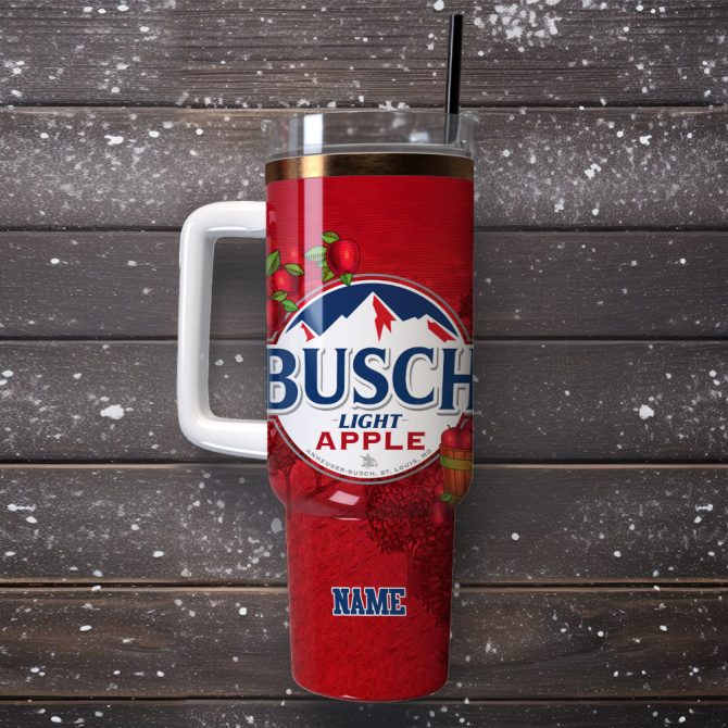 Busch Drink Custom Stanley Quencher 40Oz Stainless Steel Tumbler With Handle - Image 4