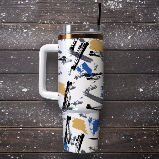 Artwork Custom Stanley Quencher 40Oz Stainless Steel Tumbler With Handle - Image 4