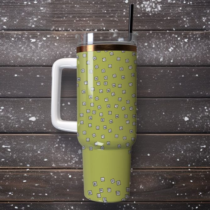 Artwork Custom Stanley Quencher 40Oz Stainless Steel Tumbler With Handle - Image 4