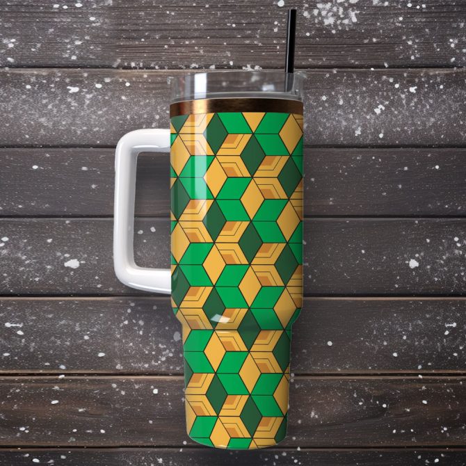 Artwork Custom Stanley Quencher 40Oz Stainless Steel Tumbler With Handle - Image 4