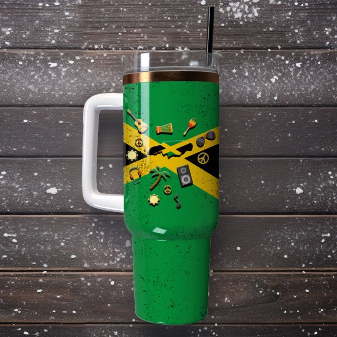 Artwork Custom Stanley Quencher 40Oz Stainless Steel Tumbler With Handle - Image 4