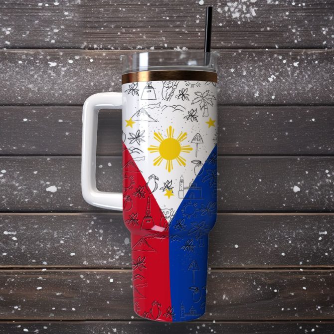 Artwork Custom Stanley Quencher 40Oz Stainless Steel Tumbler With Handle - Image 4