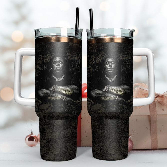 Rod Wave Singer Rapper Custom Stanley Quencher 40Oz Stainless Steel Tumbler With Handle - Image 4