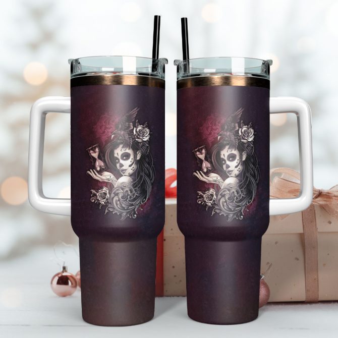 Artwork Custom Stanley Quencher 40Oz Stainless Steel Tumbler With Handle - Image 3