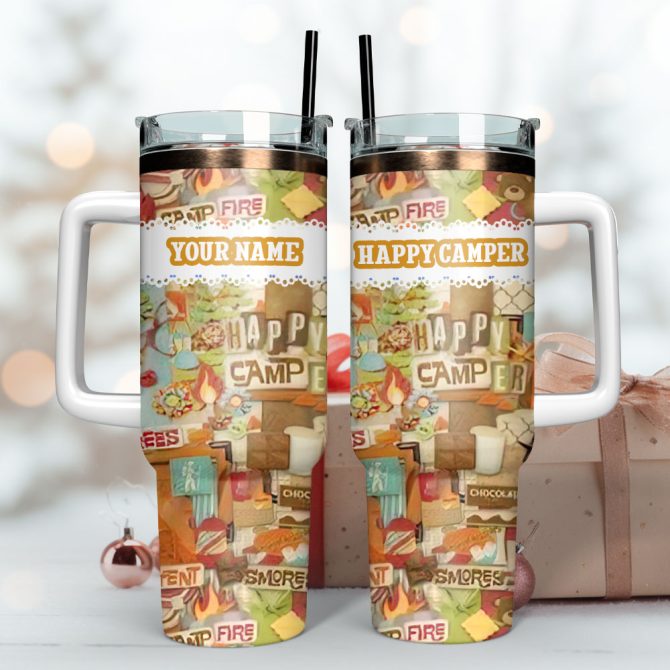 Artwork Custom Stanley Quencher 40Oz Stainless Steel Tumbler With Handle - Image 3